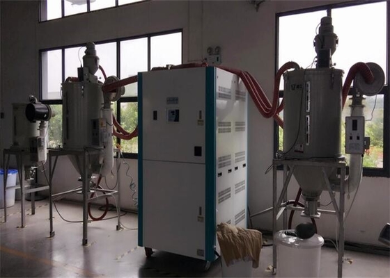 प्लास्टिक औद्योगिक डीह्यूमिडिफाइंग हूपर ड्रायर देसीकैंट रोटर ट्विन टॉवर एयर ड्रायर