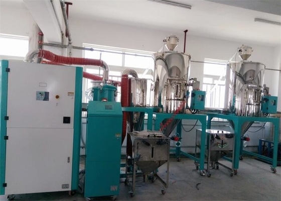 प्लास्टिक औद्योगिक डीह्यूमिडिफाइंग हूपर ड्रायर देसीकैंट रोटर ट्विन टॉवर एयर ड्रायर