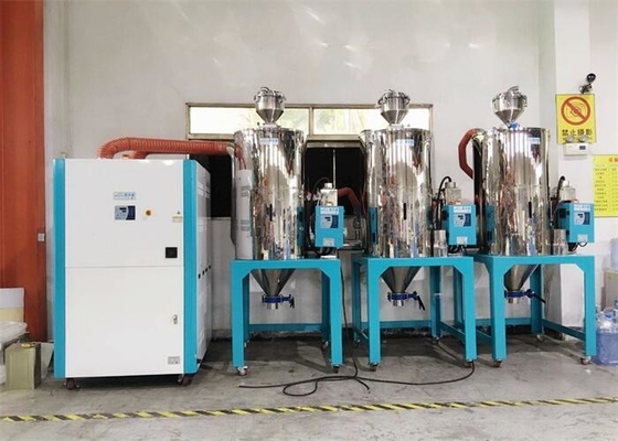 PETG PEEK LCP डीह्यूमिडिफ़ाइंग हूपर ड्रायर प्लास्टिक हनीकॉम्ब रोटर डीह्यूमिडिफ़ायर