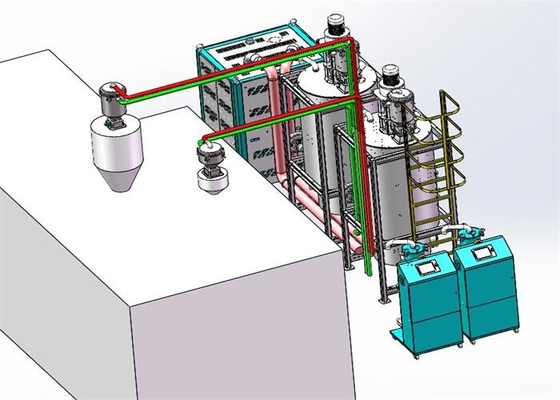 विविध स्थापित शक्ति औद्योगिक सुखाने वाला Dehumidifier 60-4000m3/H प्रक्रिया वायु प्रवाह के लिए Hygroscopic प्लास्टिक