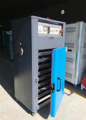 OOD-9 6.4KW सुखाने औद्योगिक ओवन प्लास्टिक Granules राल कैबिनेट ट्रे ड्रायर