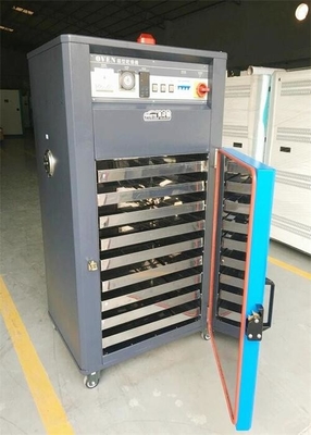 OOD-9 6.4KW सुखाने औद्योगिक ओवन प्लास्टिक Granules राल कैबिनेट ट्रे ड्रायर