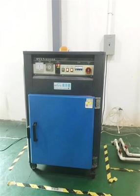 OOD-9 6.4KW सुखाने औद्योगिक ओवन प्लास्टिक Granules राल कैबिनेट ट्रे ड्रायर