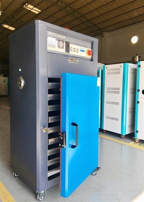OOD-9 6.4KW सुखाने औद्योगिक ओवन प्लास्टिक Granules राल कैबिनेट ट्रे ड्रायर