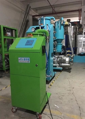 मोटर 0.75 -15 Kw वैक्यूम ऑटो लोडर ग्रे ग्रीन सामग्री के लिए पाइपिंग के साथ Φ 38-63 मिमी