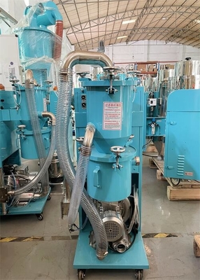 मोटर 0.75 -15 Kw वैक्यूम ऑटो लोडर ग्रे ग्रीन सामग्री के लिए पाइपिंग के साथ Φ 38-63 मिमी