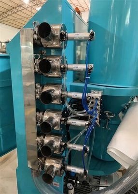 लचीली प्लास्टिक सामग्री हस्तांतरण के लिए 15Kw कॉम्पैक्ट हॉपर लोडर वैक्यूम परिवहन