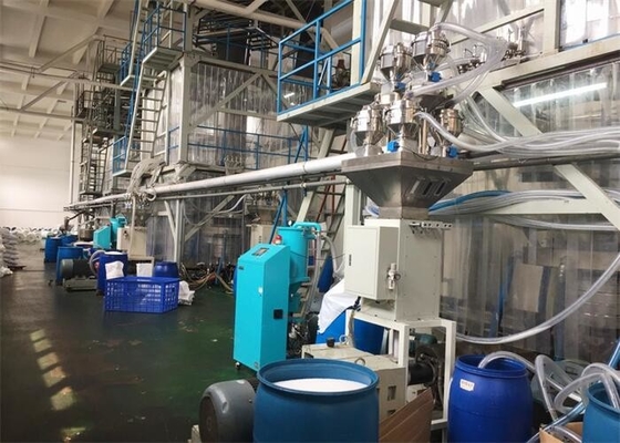 प्लास्टिक सामग्री सुखाने के लिए 500-2000 किलोग्राम क्षमता की स्वचालित केंद्रीकृत खिला प्रणाली