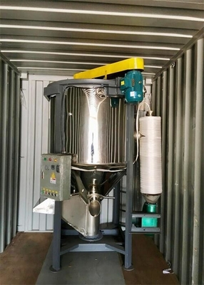 कार्यक्षेत्र Granules राल प्लास्टिक मिक्सिंग मशीन पॉलिश SUS OVM-2000