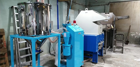 SKD प्लास्टिक पुनर्चक्रण दानेदार मशीन, 3.75kw औद्योगिक प्लास्टिक श्रेडर