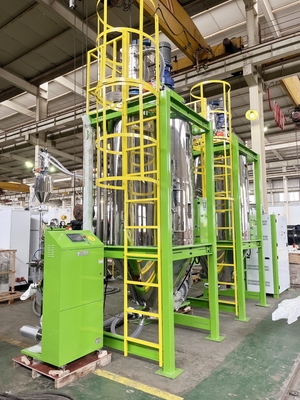 सुरक्षा इंटरलॉक और स्वचालित सफाई के साथ 200 - 1000 किग्रा पीईटी प्लास्टिक क्रिस्टलाइज़र ड्रायर