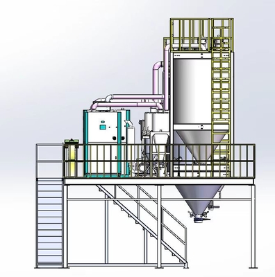 65dB शोर स्तर प्लास्टिक Dehumidifying ड्रायर 30L/H Dehumidifying क्षमता के साथ