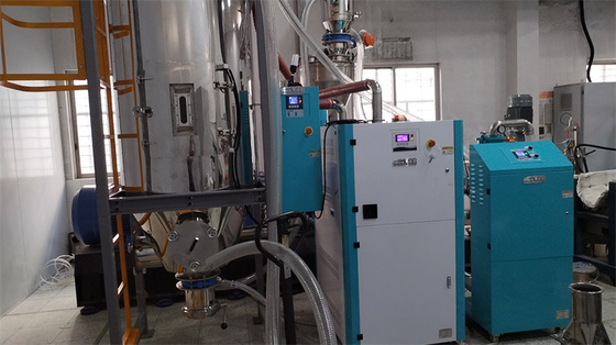 प्लास्टिक के दाने सूखने एसएस हवा सुखाने के लिए हॉपर क्षमता 40-16000L उच्च क्षमता
