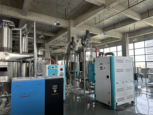 वायु शीतलन 4-30KW पालतू क्रिस्टलाइजिंग मशीन स्वचालित सफाई के साथ प्लास्टिक क्रिस्टलाइजर